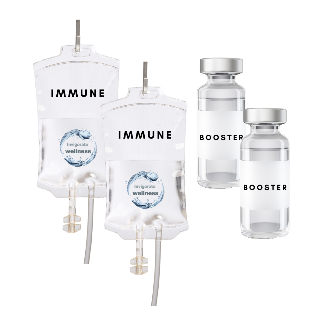 Pictures of Immune Boost IV bags