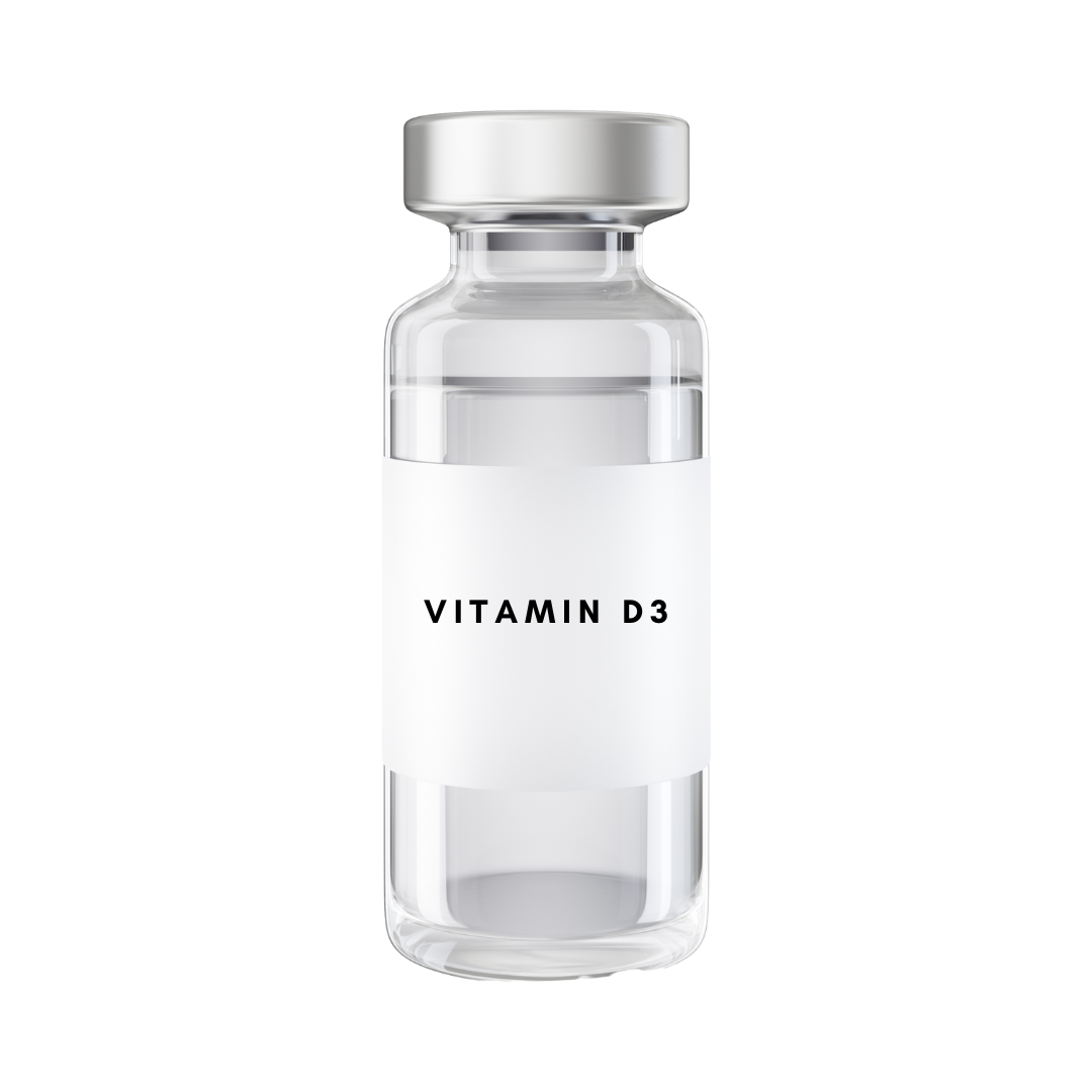 Vial of vitamin D for Injections