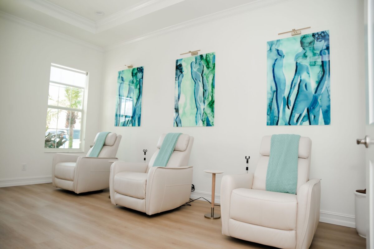 IV Therapy room at Invigorate Wellness