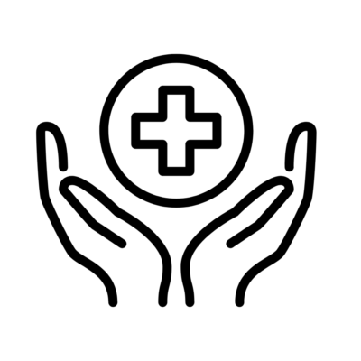Medical Care Icon hands