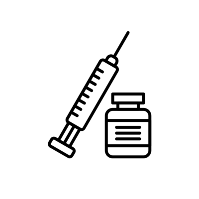 syringe and vial for BHRT